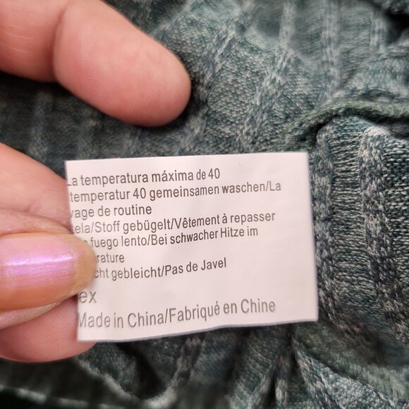 Zeagoo Womens Ribbed Knit Long Sleeve Crop Top - XL Evergreen Soft & Cozy - Picture 7 of 10